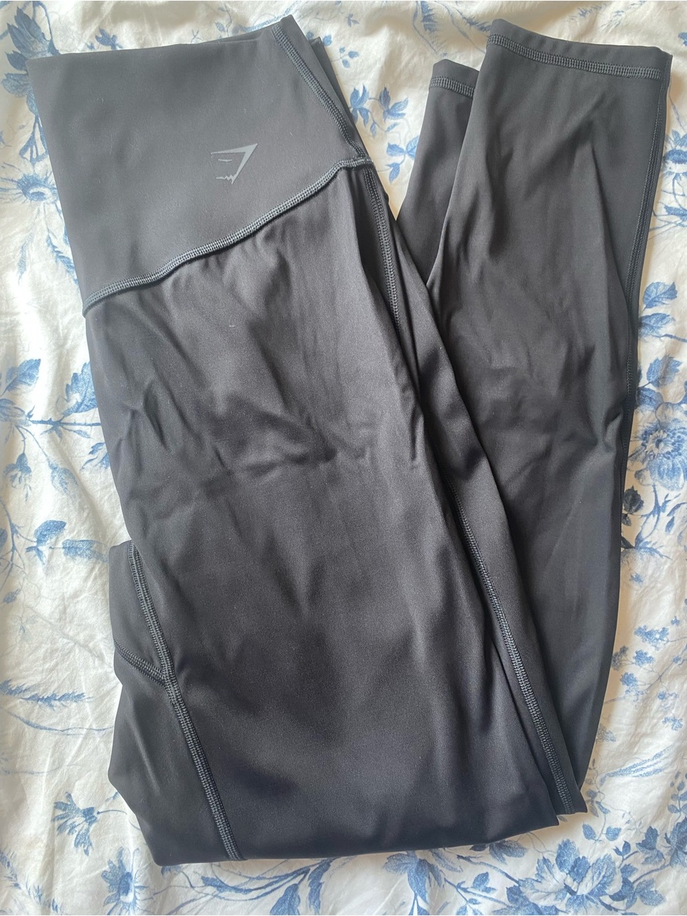 Gymshark Matte Black High-Rise Workout Leggings